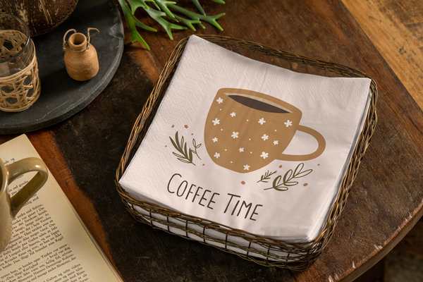 Servietten Coffee Time